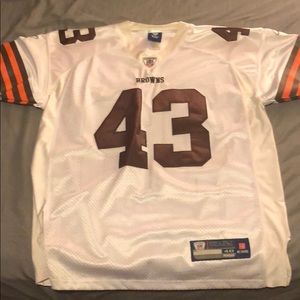 Cleveland Browns 43 TJ Ward Jersey